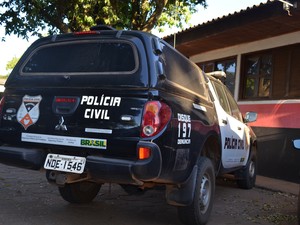 Caso foi registrado na Delegacia de Polícia Civil de Vilhena (Foto: Aline Lopes/G1)