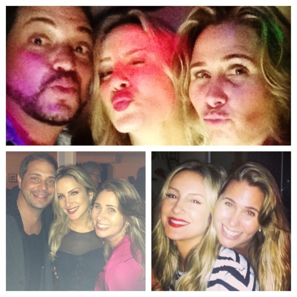 Claudia Leitte com Andréia Sorvetão e Conrado (Foto: Reprodução/Instagram)