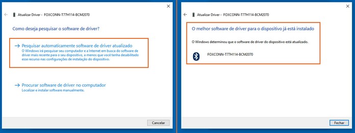 Atualize o driver do Bluetooth no PC com Windows 10 (Foto: Reprodução/Barbara Mannara)