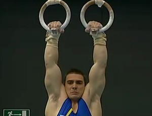 ginástica Arthur Zanetti na Copa do Mundo da Croácia FRAME (Foto: Reprodução / SporTV)