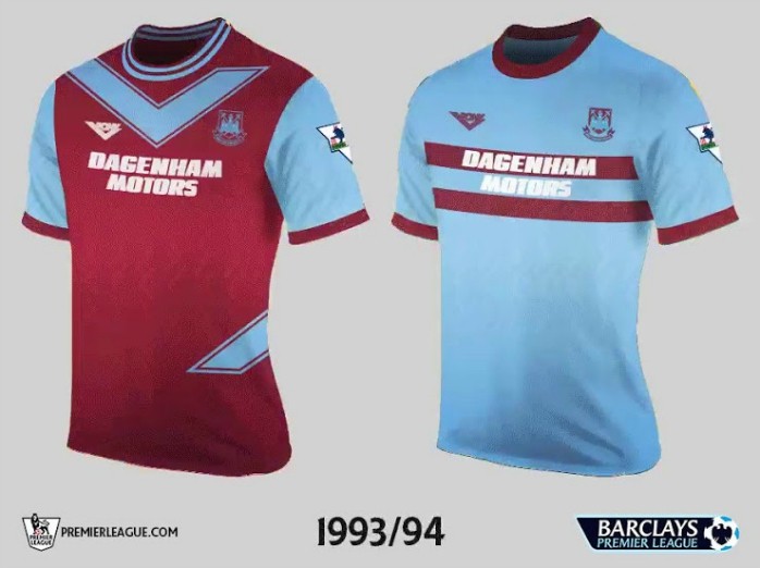 West Ham Premier League Retrô