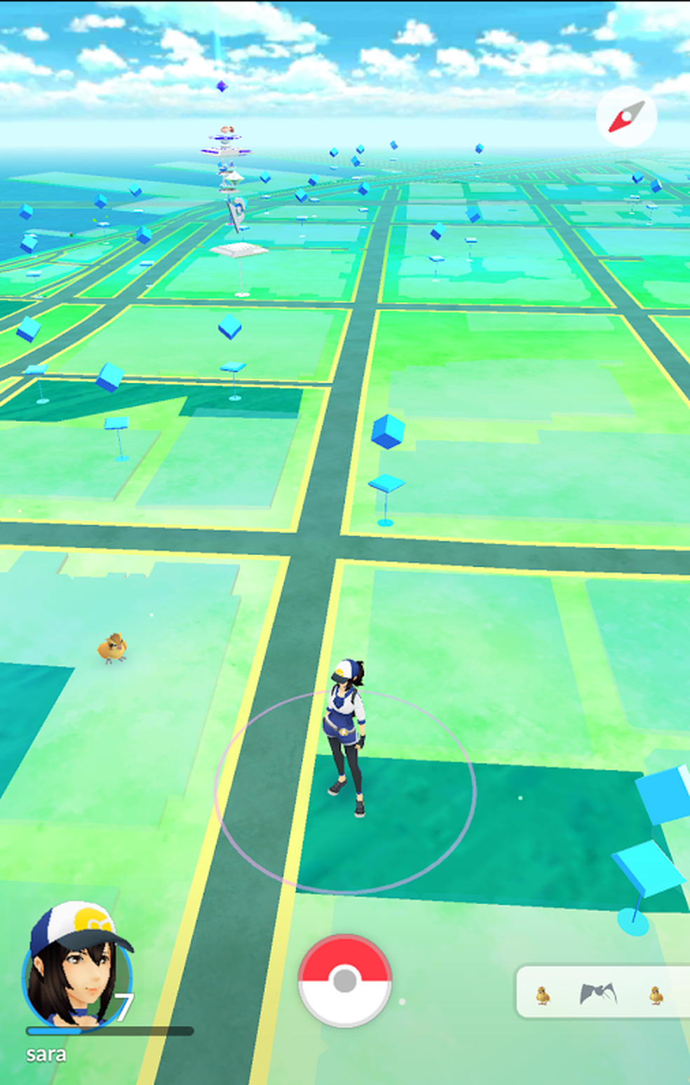 'Pokémon Go', jogo para smartphones com realidade aumentada. (Foto: Divulgação/Niantic)