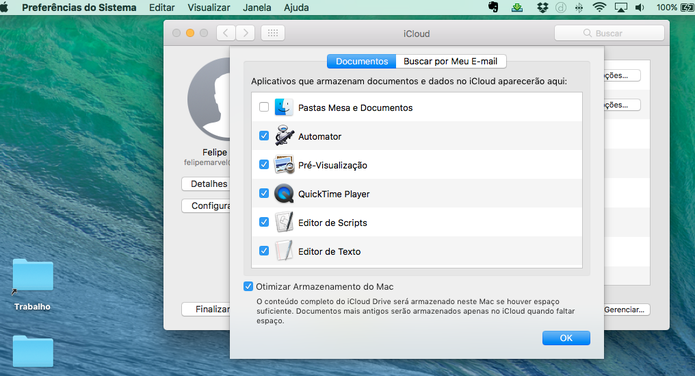 Envia todos os seus documentos do Mac para o iCloud (Foto: Reprodução/Felipe Vinha)