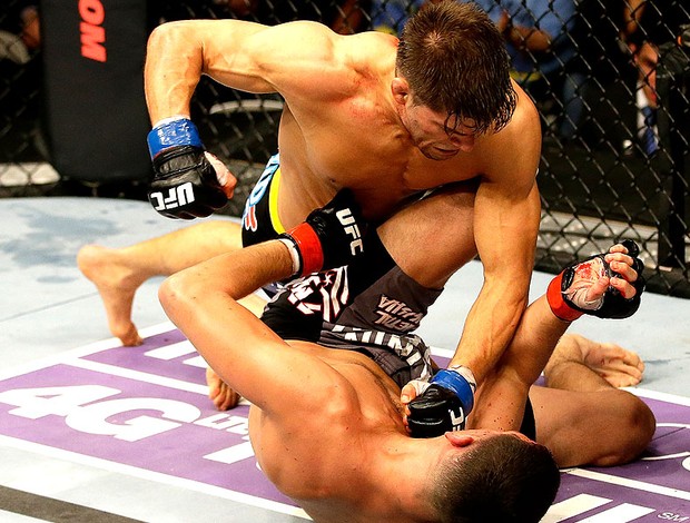 UFC Josh Thomson luta contra Nate Diaz (Foto: Getty Images)