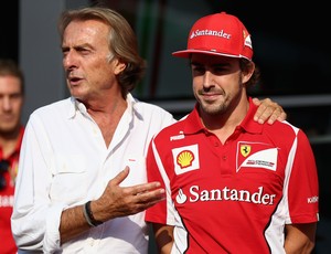 O presidente da Ferrari, Luca di Montezemolo, acredita que Fernando Alonso ainda é o piloto com mais condições de vencer o campeonato deste ano na Fórmula 1 (Foto: Getty Images)