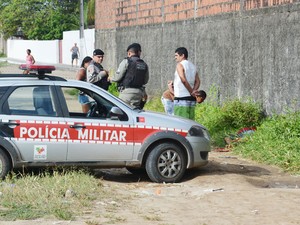 Última morte registrada pelo plantão da Delegacia de Homicídios de João Pessoa foi em Várzea Nova, Santa Rita (Foto: Walter Paparazzo/G1)