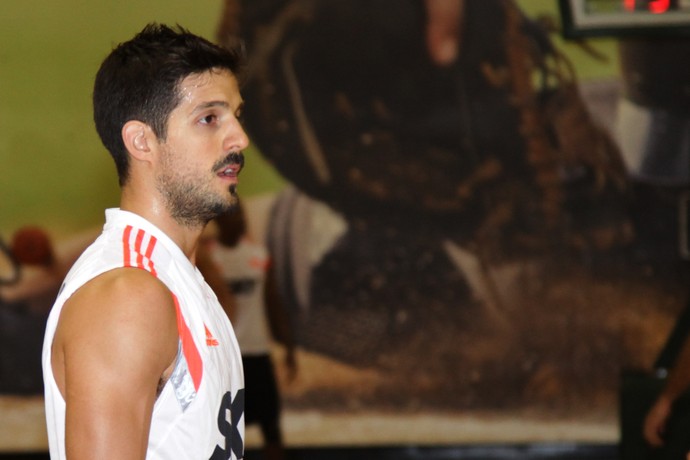 Nicolas Laprovittola no treino do Flamengo em Orlando (Foto: Pedro Veríssimo)