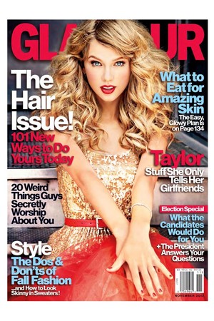 Taylor Swift na capa da Glamour (Foto: Reprodução / Revista Glamour)