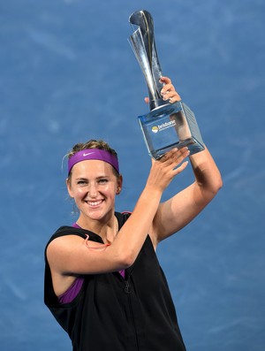 Ex-número um do mundo, Victoria Azarenka conquista WTA de Brisbane, na Austrália, após jejum de dois anos sem títulos (Foto: Reuters)