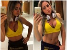Carol Narizinho faz selfie sensual  e mostra corpo sarado após malhação