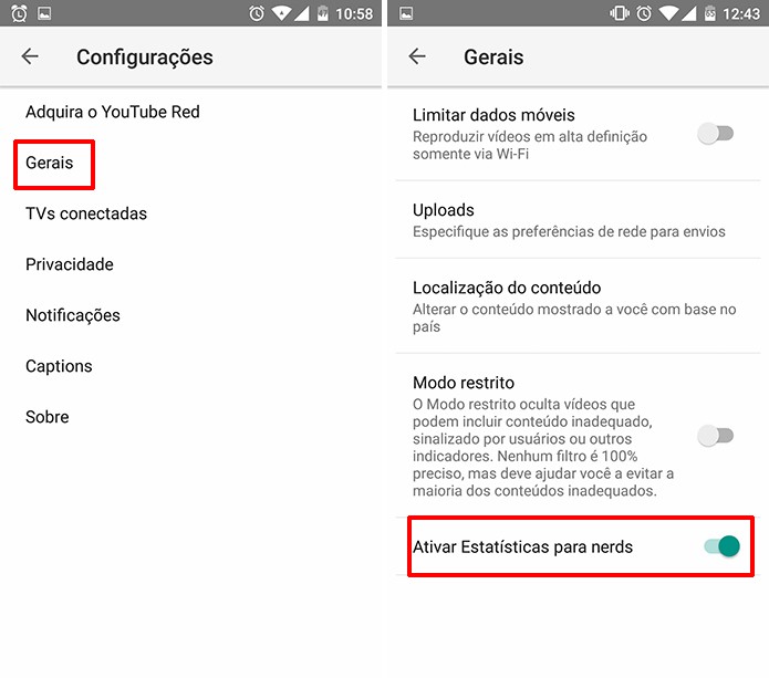 YouTube pode ter Estatísticas para Nerds ativadas para mostrar detalhes de vídeos (Foto: Reprodução/Elson de Souza)