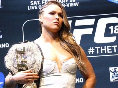 Ronda Rousey, Media Day UFC 184 (Foto: Evelyn Rodrigues)