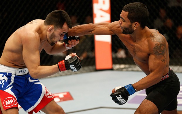 UFC Hugo Viana Wolverine e Junior Hernandez (Foto: Agência Getty Images)