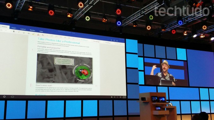 Conferência da Microsoft (Foto: Fabrício Vitorino/TechTudo)