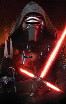 Arte conceitual do vilão Kylo Ren, de 'Star Wars' (Foto: Reprodução/Making Star Wars)