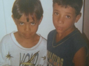 Amizade entre Flávio Pereira e Jônatas da Silva começou na infância (Foto: Arquivo Pessoal/ Clemilda Medonça)
