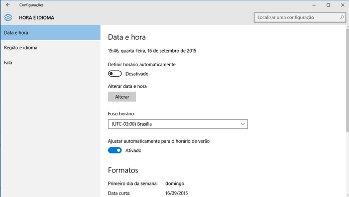 Erro na sincronização de data e hora pode causas falha de conexão (Foto: Reprodução/Barbara Mannara)