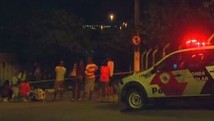 Polícia faz reconstituição da morte de algemado (Reprodução EPTV)