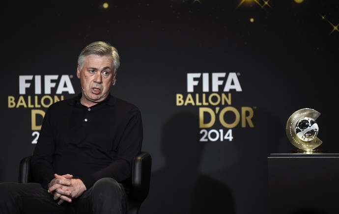 carlo ancelotti fifa bola de ouro (Foto: AFP)