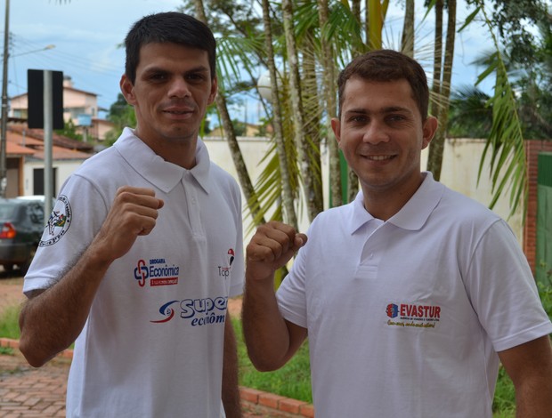 Charles e Walisson, atletas acreanos disputam competição de Taekwondo (Foto: João Paulo Maia)
