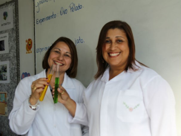 Sou professor -  Maria Inês Sena Maia Campos e Katia Helbourn  (Foto: Divulgação/Alessandra de Paula)