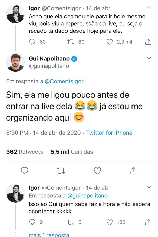 Guilherme Napolitano  (Foto: Reprodução/Twitter)