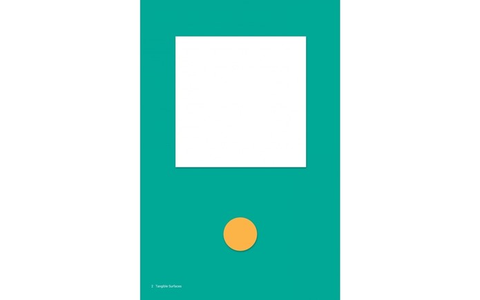 Segundo princípio do Material Design: Surfaces are intuitive and natural (Foto: Reprodução/Google).
