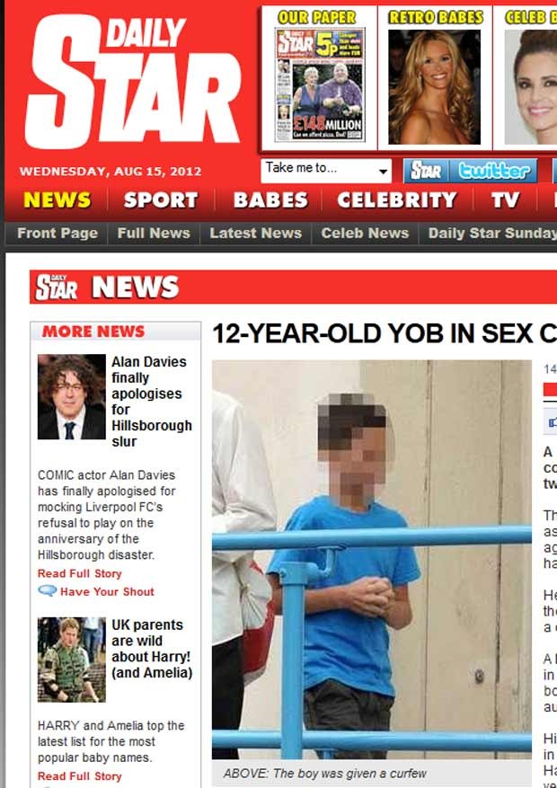 Britânico de 12 anos confessa 21 crimes em 2 meses, diz imprensa (Foto: Reprodução)
