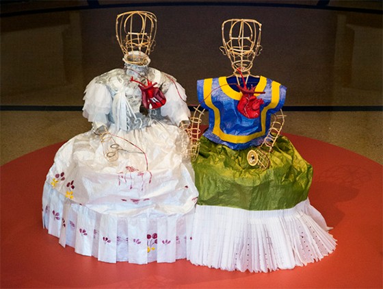 A instalação “As Duas Fridas”  (Foto: © Haroldo Castro/Época)