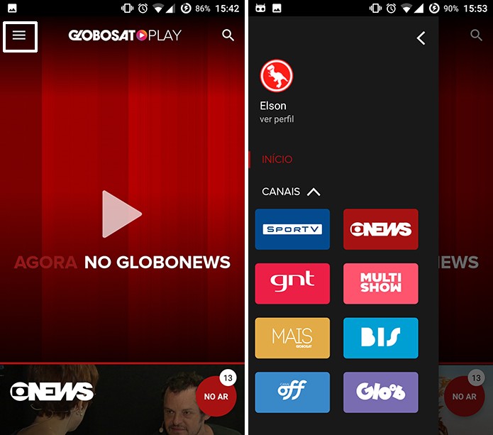 Globosat Play traz programas sob demanda nas páginas dos canais (Foto: Reprodução/Elson de Souza) (Foto: Globosat Play traz programas sob demanda nas páginas dos canais (Foto: Reprodução/Elson de Souza)) Globosat Play traz programas sob demanda nas páginas dos canais (Foto: Reprodução/Elson de Souza) (Foto: Globosat Play traz programas sob demanda nas páginas dos canais (Foto: Reprodução/Elson de Souza))