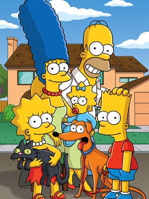A família de 'Os Simpsons' (Foto: Divulgação)