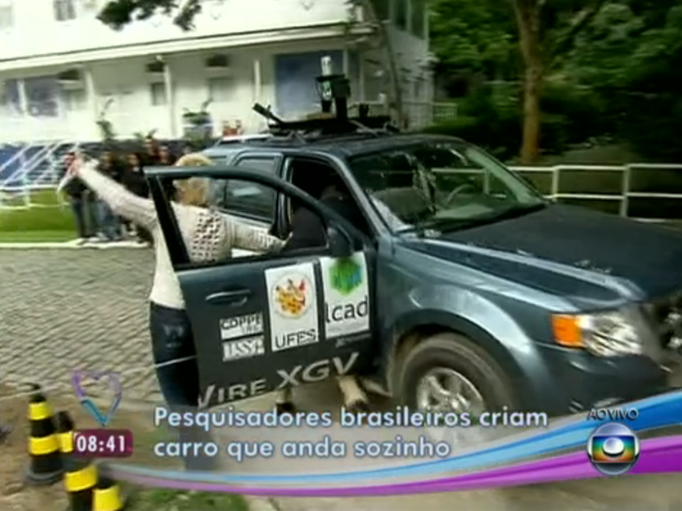 Acidente com Ana Maria Braga. (Foto: Reprodução/ TV Globo)