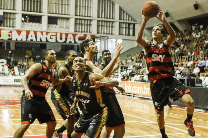 Marcelinho foi o cestinha do jogo contra o Mogi NBB basquete (Foto: Bruno Lorenzo/LNB)