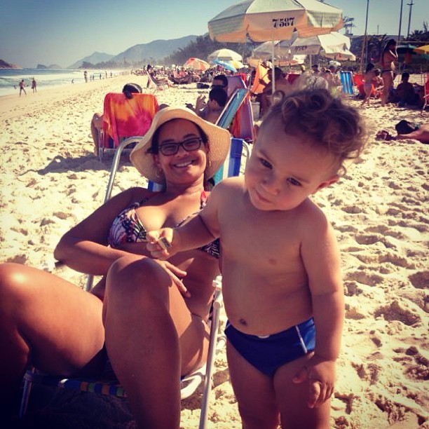 Solange Couto e Benjamin (Foto: Reprodução/ Instagram)