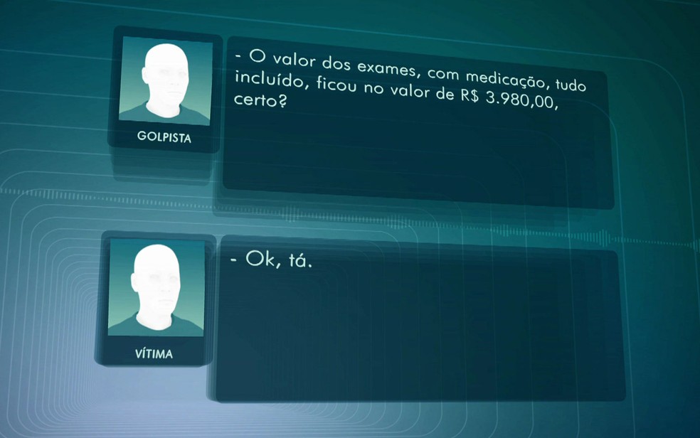 Estelionatários dão golpe por telefone (Foto: TV Globo/Reprodução)