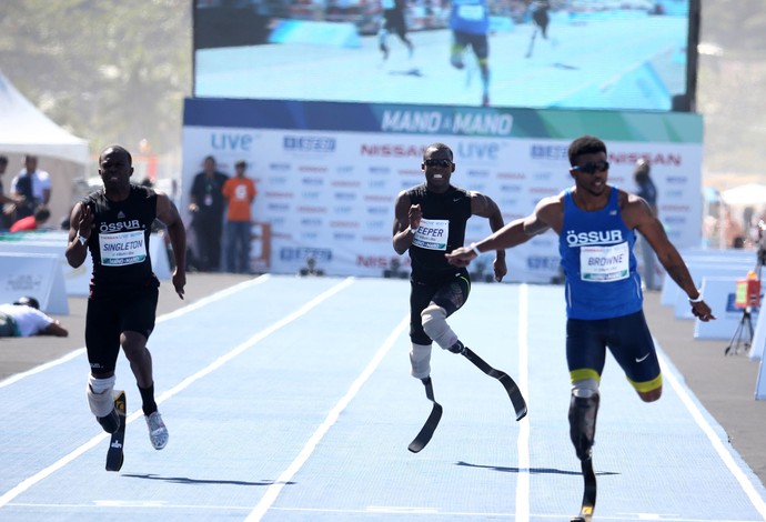 corrida bolt evento atletismo rio de janeiro (Foto: André Durão)