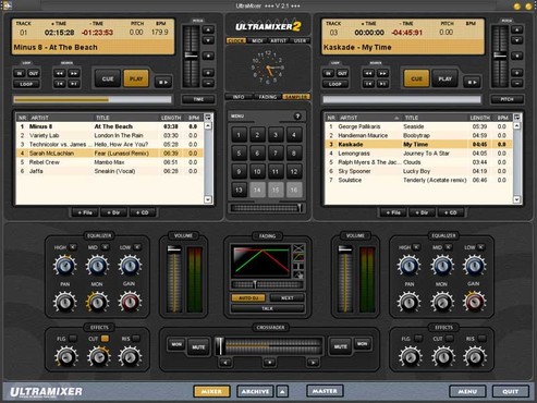 screenshot de UltraMixer Free 