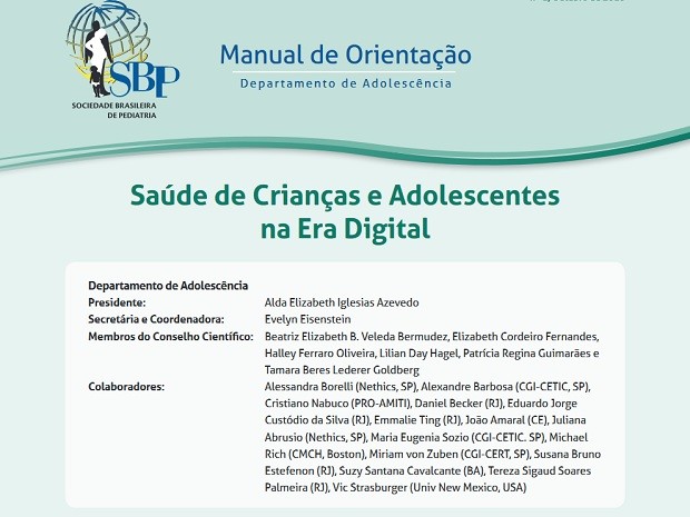 G1 Veja Cartilha Criada Por Médicos Com Dicas De Uso Da Internet Por Crianças Notícias Em 