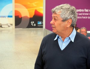Shakhtar Mircea Lucescu aeroporto  (Foto: Jorge Natan)