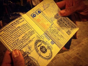 Passaporte (Foto: Victor Mattioni/Arquivo pessoal)