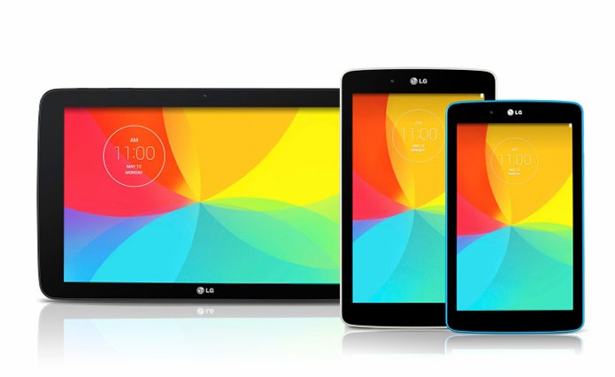 Novos tablets da LG têm três opções de tamanho de tela (Foto: Divulgação/LG)