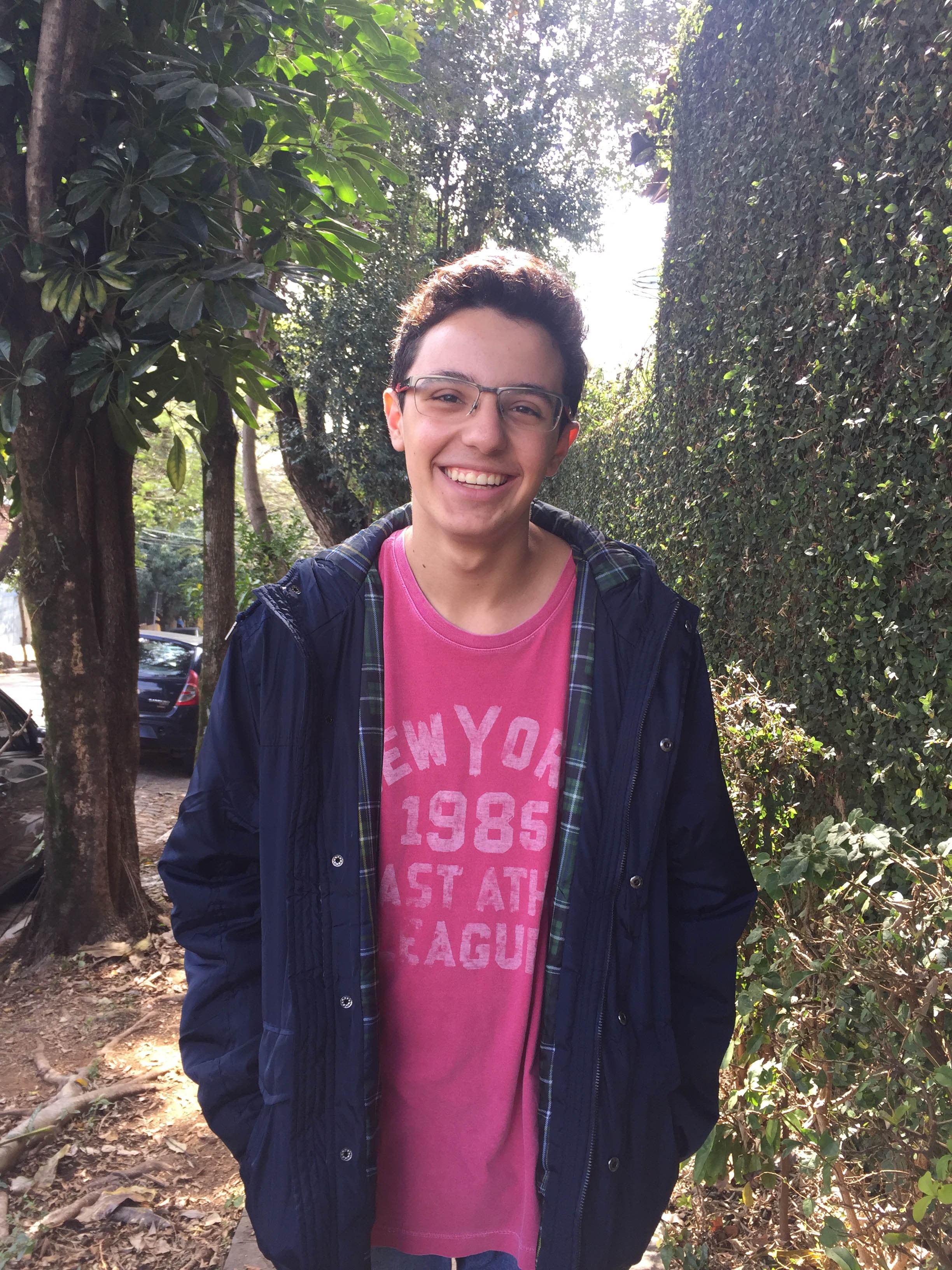 Danilo Bissoli Apendino - tem 16 anos, é de São Paulo (SP) e cursa o 3º ano do ensino médio no colégio Etapa (Foto: divulgação)