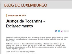 Nota Luxemburgo (Foto: Reprodução)