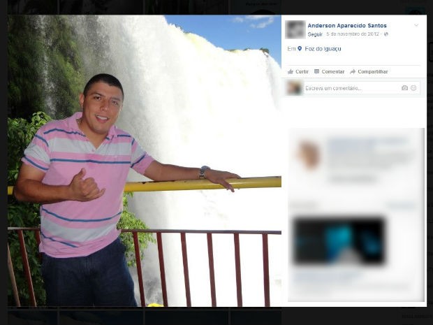 PM morreu após ser prensado entre carro e viatura durante perseguição em Jundiaí (Foto: Reprodução/Facebook)