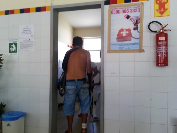 Pacientes estão recorrendo ao Pronto Socorro Municipal diante da paralisação no Heda (Foto: Patrícia Andrade/G1)