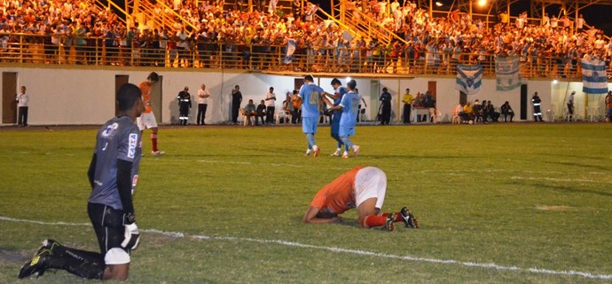 Náutico-RR precisa vencer por uma diferença de seis gols contra um no segundo jogo (Foto: Herianne Cantanhede/GloboEsporte.com)