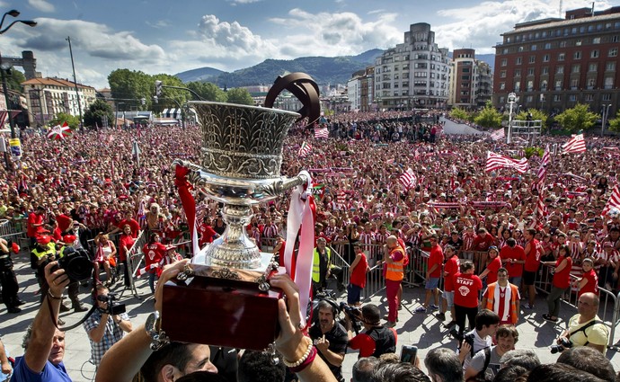 Athletic Bilbao campeão Supercopa (Foto: EFE)