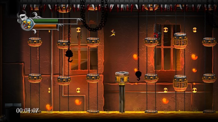 Prepare-se para sofrer com os desafios de plataforma de Blood of the Werewolf (Foto: Divulgação)