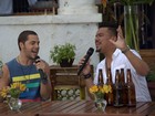 Levi Lima canta com Bruno, do Sorriso Maroto, em gravação de DVD