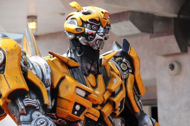 Boneco da nova atração dedicada ao filme 'Transformers' no Universal Studios Florida (Foto: Divulgação/Universal Florida)